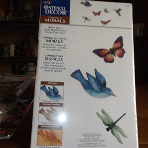 plaid stencil sheets to do birds.